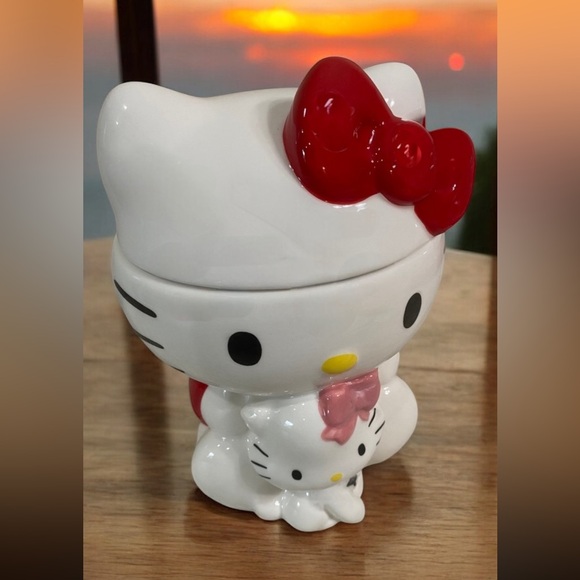 Hello Kitty and Charmmy Kitty cookie jar canister NEW RARE HTF collectors item - Picture 3 of 7